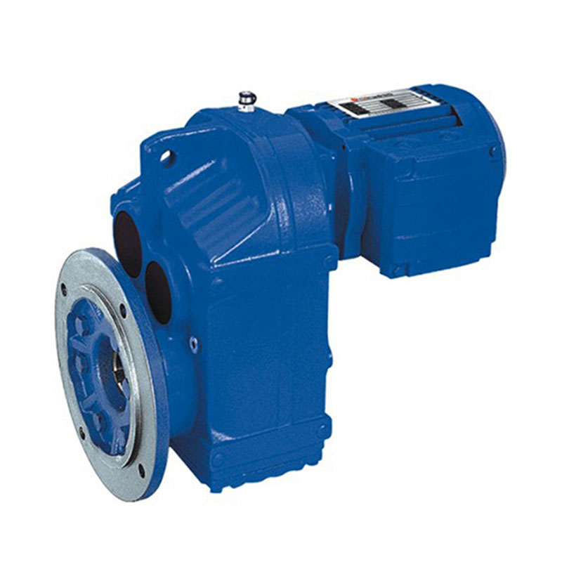F series helical gear motor with parallel shaft housing
